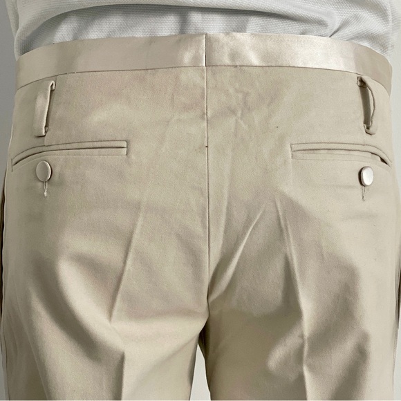 Costume National Cream Suede Tuxedo tux - Picture 7 of 14